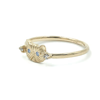 BLUE SAPPHIRE PONYO SUPREME PERSIAN CAT RING - 14K GOLD