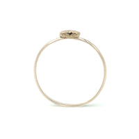 Petite Persian Cat Ring 14k Yellow Gold