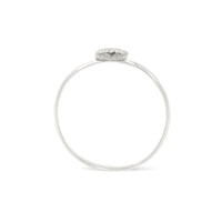 PETITE PERSIAN CAT RING - SILVER