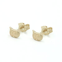 Petite Persian Cat Stud 14k Yellow Gold