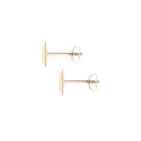 DIAMOND PRISM STUDS - 14K GOLD