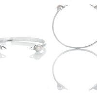 PEARL MARU CUFF - SILVER