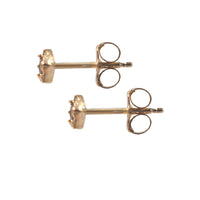 DIAMOND STARDUST STUDS - 14K GOLD