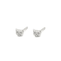 ITTY BITTY KITTY STUDS - SILVER