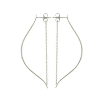 LARGE ARTEMIS EARRINGS - SILVER