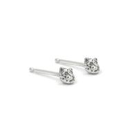 LITTLE LEOPARD STUDS - SILVER