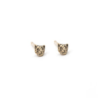 LITTLE LEOPARD STUDS - 14K GOLD