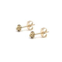 TINY LION STUDS - 14K GOLD