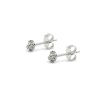 TINY LION STUDS - SILVER