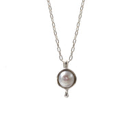 PEARL FLUX NECKLACE - SILVER