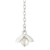 MOONRISE PEARL LARIAT - SILVER