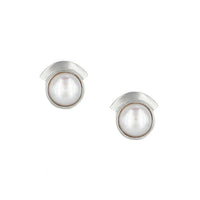 PEARL DREAM SEQUINS STUDS - SILVER