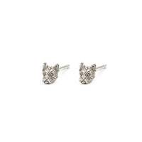 RALPHY THE WESTIE STUDS - SILVER
