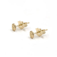 SCARAB SEED STUDS - 14K GOLD