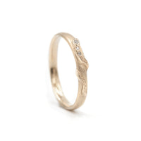 DIAMOND SLITHER RING - 14K GOLD