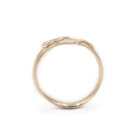 DIAMOND SLITHER RING - 14K GOLD