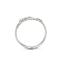 DIAMOND SLITHER RING - 14K WHITE GOLD
