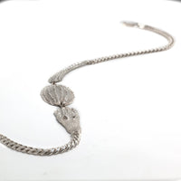 SWIMMING GATOR COLLAR - SILVER