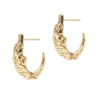 GATOR HOOPS - 14K GOLD