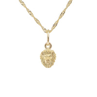 PETITE LION PENDANT - 14K GOLD