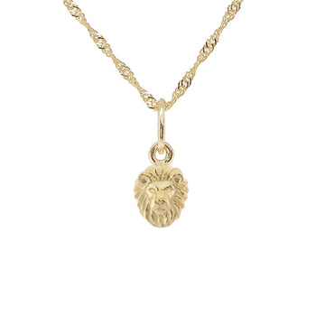 PETITE LION PENDANT - 14K GOLD