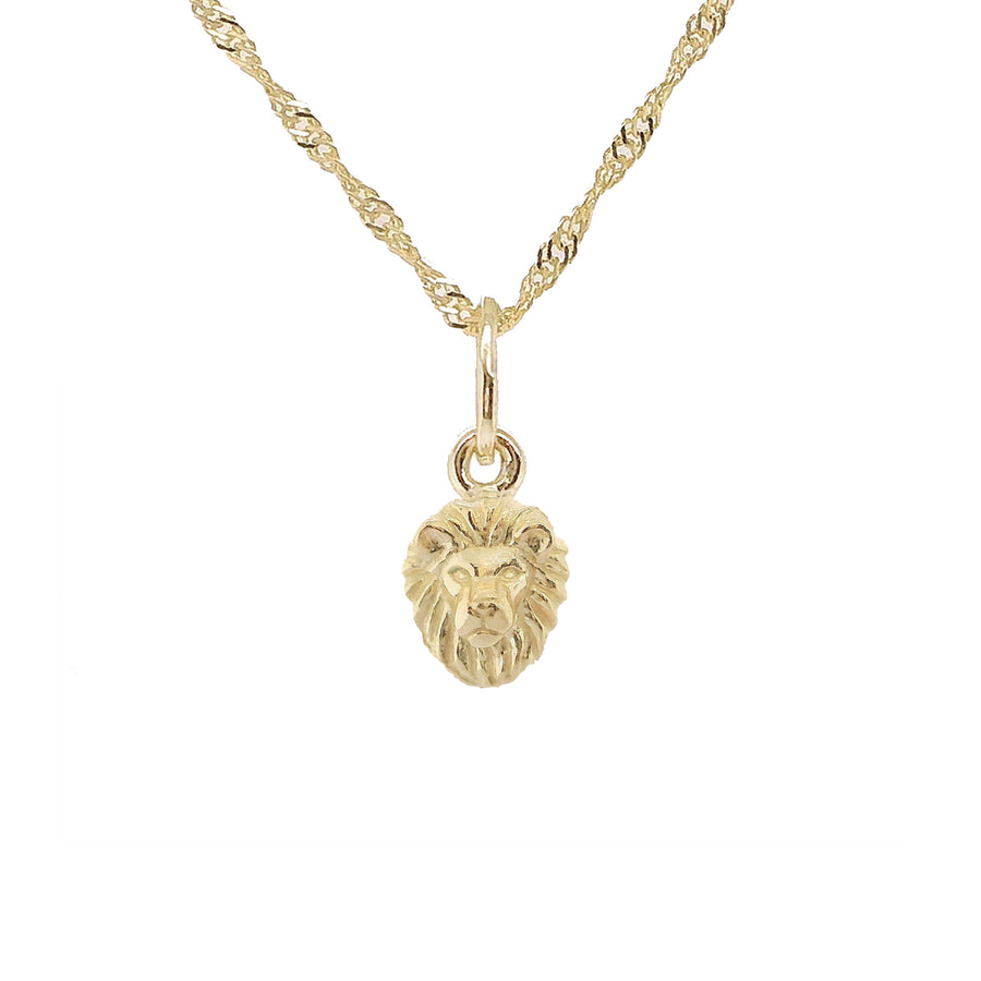 PETITE LION PENDANT - 14K GOLD