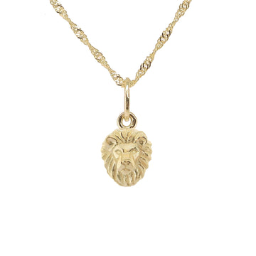 PETITE LION PENDANT - 14K GOLD