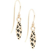 LEOPARD NAVETTE EARRINGS