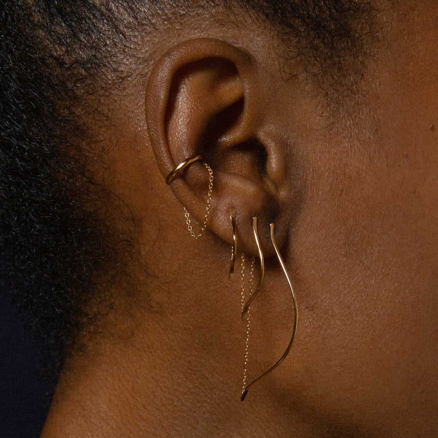SMALL ARTEMIS EARRINGS 14K