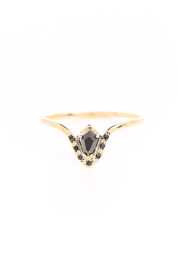 BLACK DIAMOND PHARAOH RING