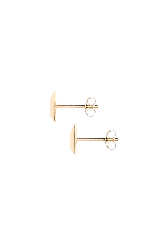 WHITE DIAMOND PRISM STUDS- SMALL
