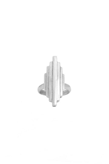 EMERALD TAIL RING - SILVER