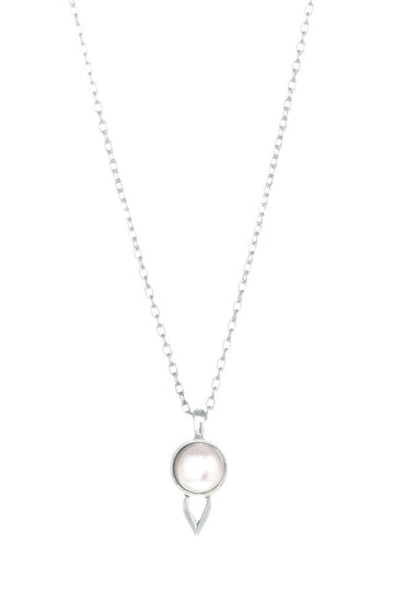 PEARL MARU NECKLACE - SILVER