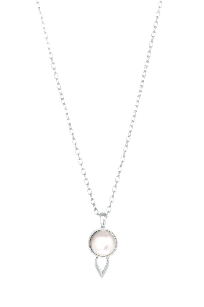 PEARL MARU NECKLACE - SILVER
