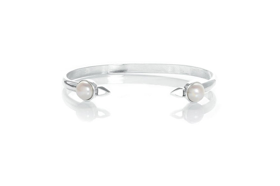 PEARL MARU CUFF - SILVER