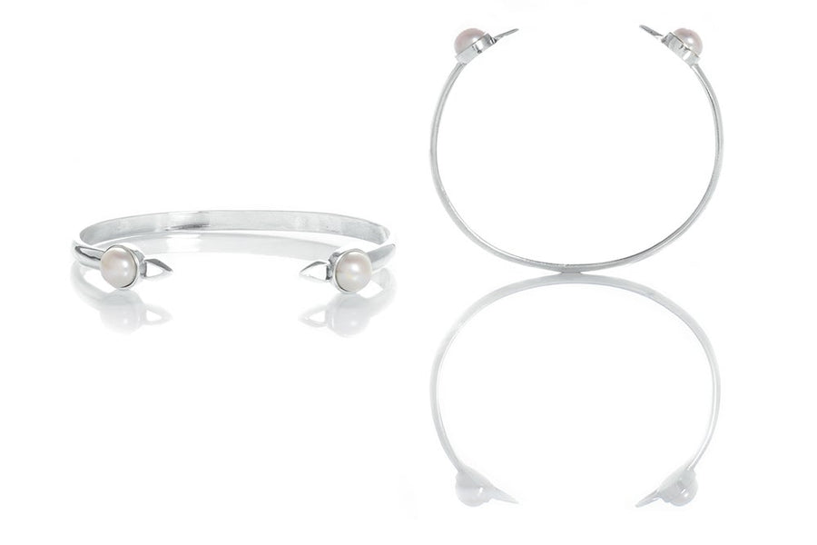 PEARL MARU CUFF - SILVER