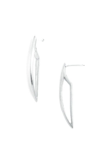 OPEN CUTLASS STUDS - SILVER