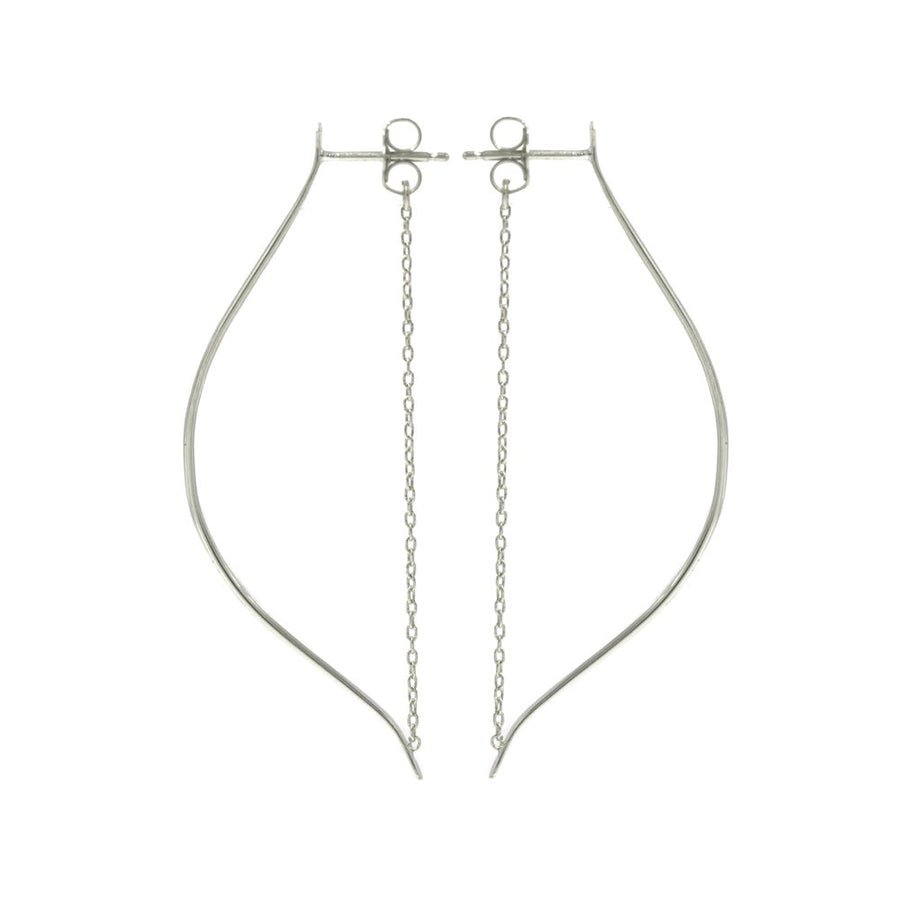 LARGE ARTEMIS EARRINGS SILVER