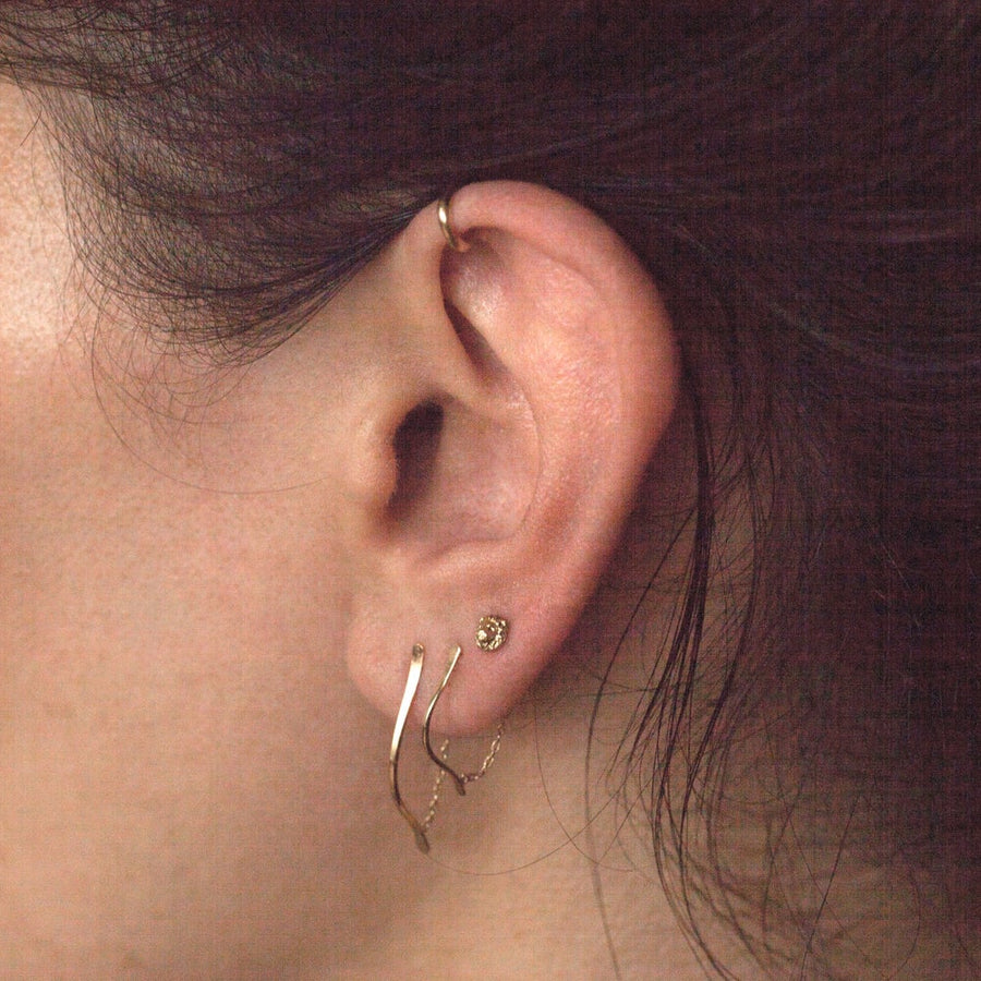 Tiny Lion Studs- Silver