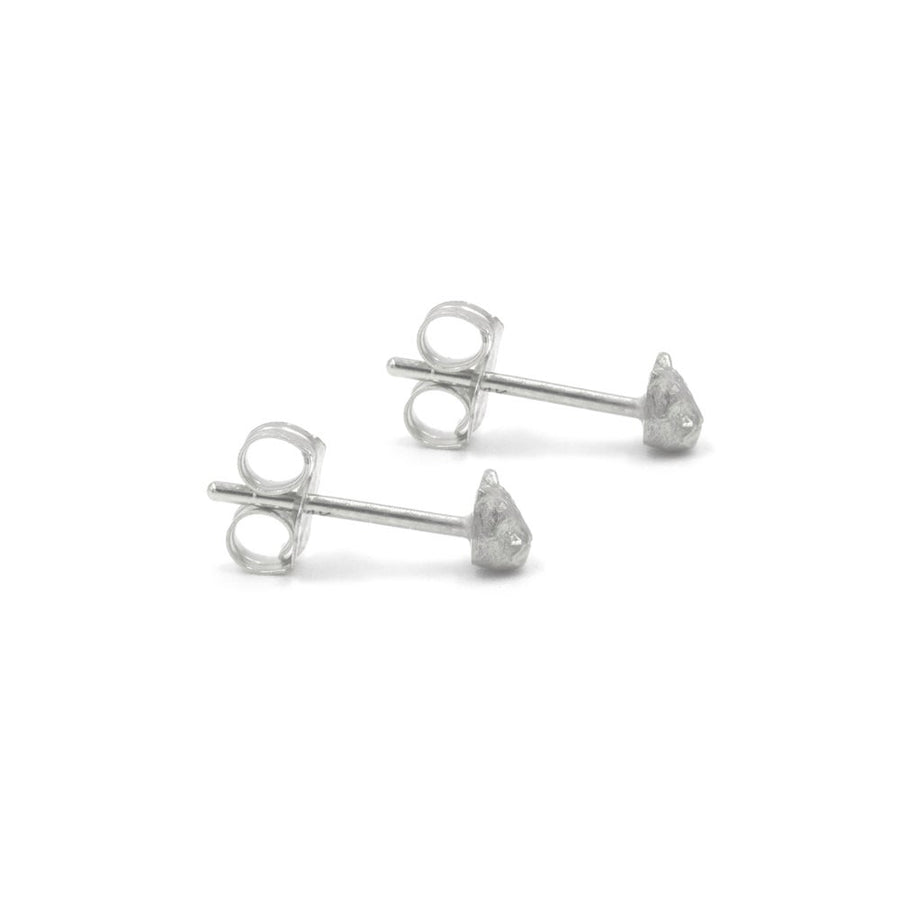 Micro Cat Studs- Silver