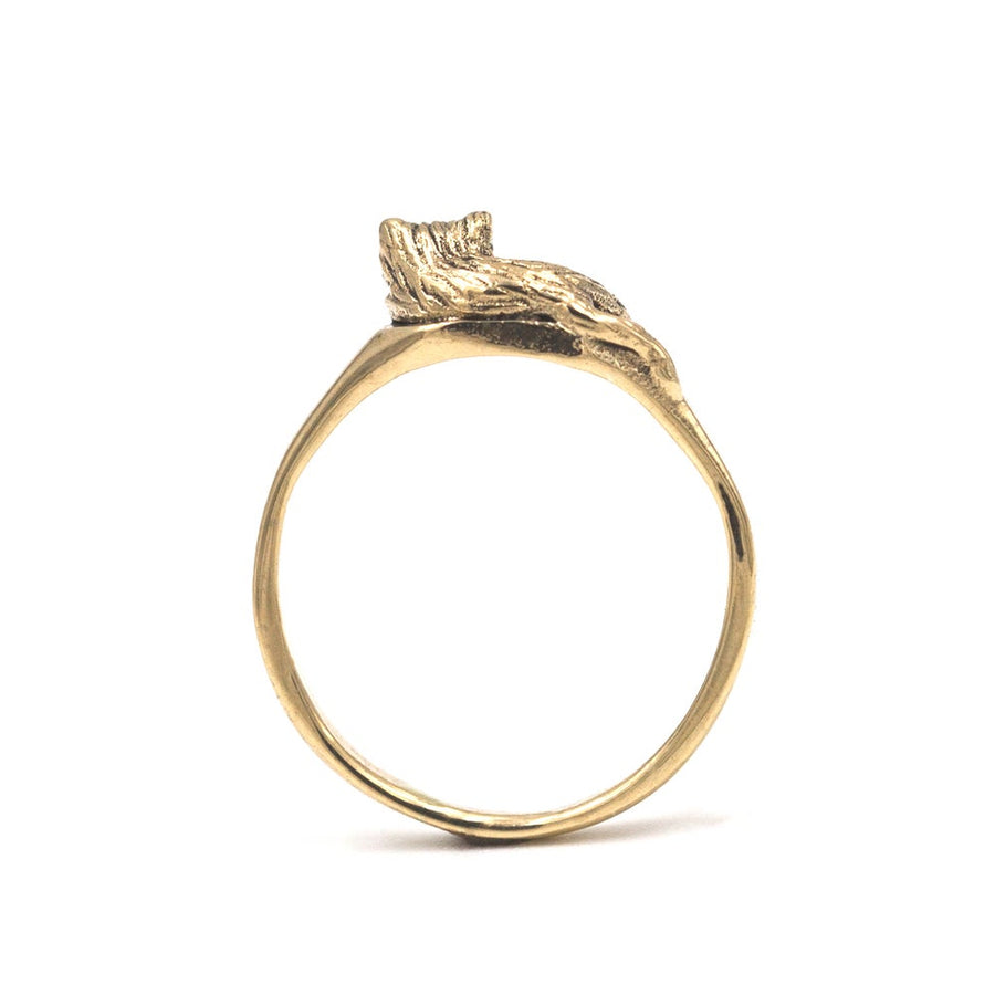 Ponyo Persian Cat Ring 14k