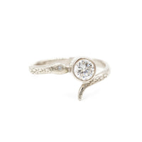 Diamond Petite Boa Ring- 14k White Gold