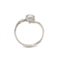 Diamond Petite Boa Ring- 14k White Gold