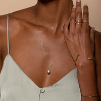 Silver Scarab Locket Necklace